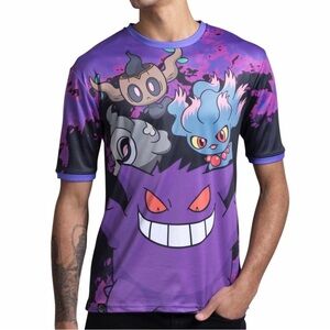 Pokemon Team Ghost T Shirt Men’s Large Gengar